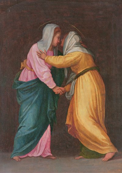 Die Heimsuchung, Carro della Zecca von Jacopo Pontormo